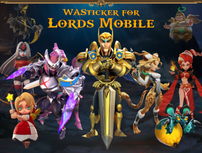 اسکرین شات برنامه WAStickers For Lords Mobile 1