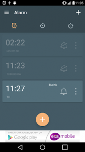 اسکرین شات برنامه Alarm Clock Timer & Stopwatch 2