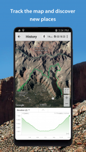 اسکرین شات 5 برنامه GPS Altimeter - Get Altitude