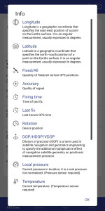 اسکرین شات 7 برنامه GPS Data