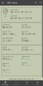 اسکرین شات 3 برنامه GPS Data