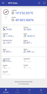 اسکرین شات 2 برنامه GPS Data