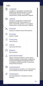 اسکرین شات 7 برنامه GPS Data