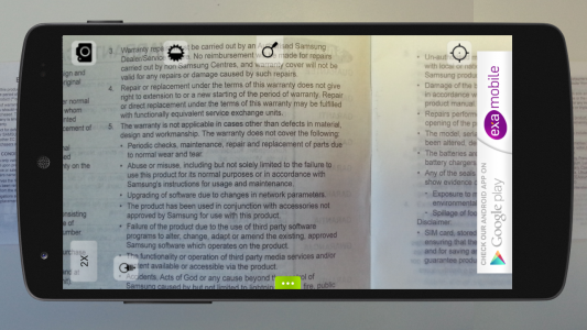 اسکرین شات 5 برنامه Pocket Magnifier with LED