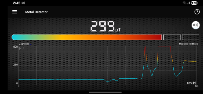 اسکرین شات 3 برنامه Metal Detector