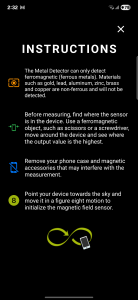 اسکرین شات 5 برنامه Metal Detector