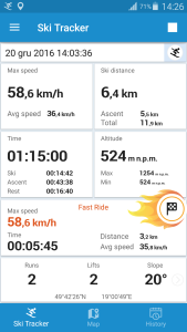 اسکرین شات 6 برنامه Ski Tracker