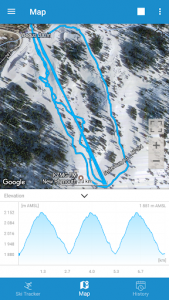اسکرین شات برنامه Ski Tracker 5