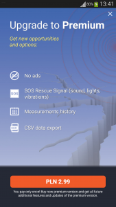 اسکرین شات 3 برنامه Vibration Meter