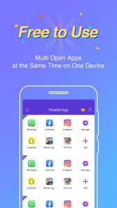 اسکرین شات برنامه Parallel App - Dual App Cloner 1