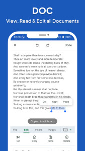 اسکرین شات 4 برنامه SheetsReader: View, Edit