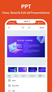 اسکرین شات 3 برنامه SheetsReader:View, Edit, Share