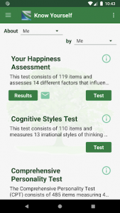 اسکرین شات برنامه Know Yourself Personality Tests by Excel At Life 1
