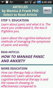 اسکرین شات برنامه Stop Panic & Anxiety Self-Help 5