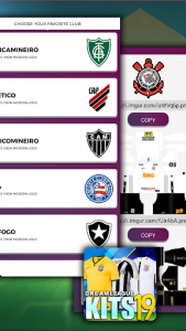 اسکرین شات برنامه Dream League Brasileiro kits soccer Brazil 3