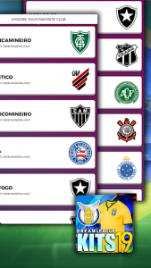 اسکرین شات برنامه Dream league Brasileiro kits soccer 3