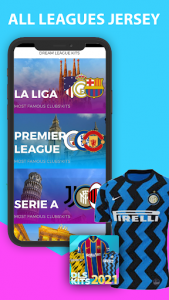 اسکرین شات برنامه DLS kits- Dream League Kits 2021 1
