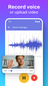 اسکرین شات برنامه Video Voice Changer + Effects 3