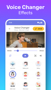 اسکرین شات برنامه Video Voice Changer + Effects 1