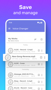 اسکرین شات برنامه Video Voice Changer + Effects 5