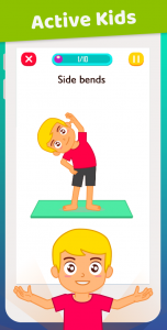 اسکرین شات 6 برنامه Exercise For Kids at Home