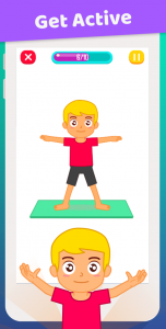 اسکرین شات برنامه Exercise For Kids At Home 8