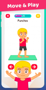اسکرین شات 1 برنامه Exercise For Kids at Home