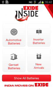 اسکرین شات برنامه Battery App - EXIDE INSIDE 2