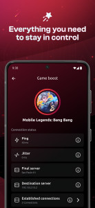 اسکرین شات 6 برنامه ExitLag: Lower your Ping