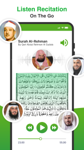 اسکرین شات 4 برنامه Quran Mp3: Listen Audio Quran