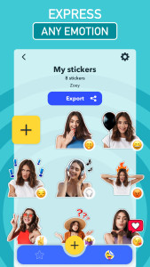 اسکرین شات 3 برنامه BeSticky - Sticker Maker