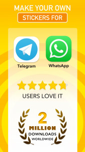 اسکرین شات برنامه BeSticky - Sticker Maker 2