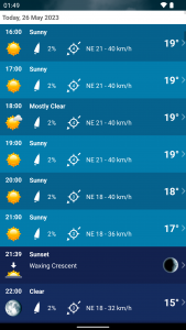 اسکرین شات برنامه Weather Belgium XL PRO 4