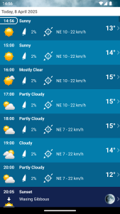 اسکرین شات 4 برنامه Weather Switzerland XL PRO