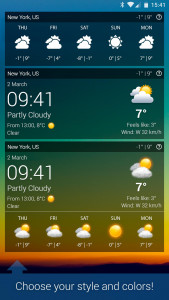 اسکرین شات برنامه Weather XL PRO 8