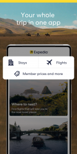 اسکرین شات برنامه Expedia: Travel, Hotel, Flight 1