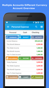 اسکرین شات برنامه Expense Manager 1