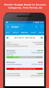 اسکرین شات برنامه Expense Manager 4