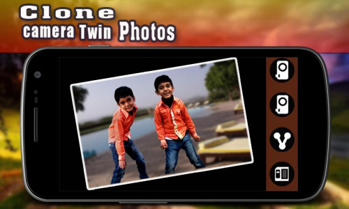 اسکرین شات برنامه Clone Camera Twin Photos 1