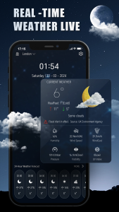 اسکرین شات برنامه Weather Forecast Professor 1