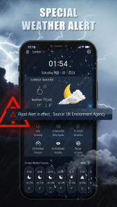 اسکرین شات برنامه Weather Forecast Professor 5