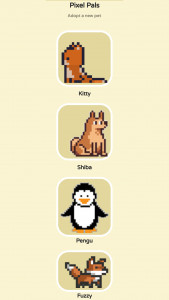 اسکرین شات بازی Pixel Pals - Nav bar pets 5