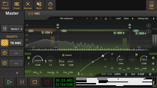 اسکرین شات 4 برنامه Audio Evolution Mobile TRIAL