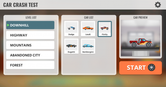 اسکرین شات بازی Car Crash Test 4