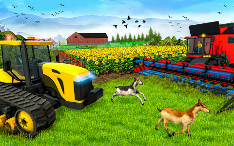 اسکرین شات برنامه Tractor Farming Driving Games 5