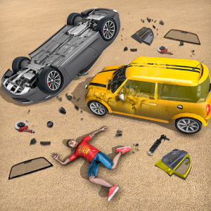 اسکرین شات بازی Demolition Derby Car Games 3D 3