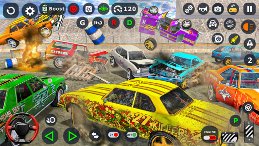 اسکرین شات بازی Demolition Derby Car Games 3D 7