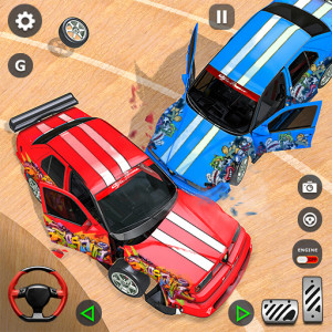 اسکرین شات 2 بازی Demolition Derby Car Games 3D