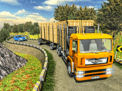 اسکرین شات برنامه Euro Cargo Transporter Truck 1