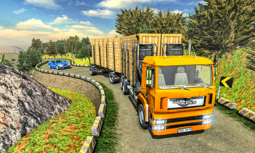 اسکرین شات برنامه Euro Cargo Transporter Truck 1